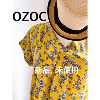 オゾック(OZOC)の新品、未使用☆OZOC☆花柄ブラウス(シャツ/ブラウス(半袖/袖なし))