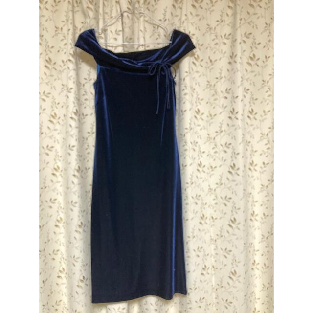 FINAL STAGE(ファイナルステージ)のファイナルステージ　ドレス　ブルー　35 レディースのフォーマル/ドレス(ミディアムドレス)の商品写真
