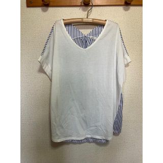 ナイスクラップ(NICE CLAUP)のcontinuer de NICE CLAUP Tシャツ　ブラウス  Fトップス(カットソー(半袖/袖なし))