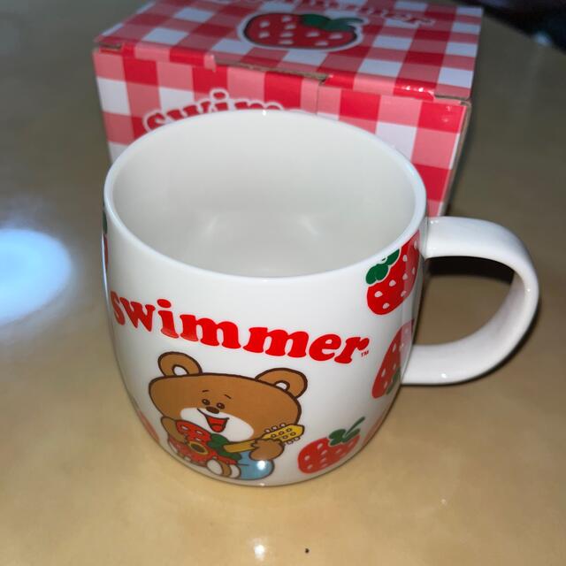 SWIMMER(スイマー)のマグカップ　カップ　スープカップ　swimmer いちごのカップ インテリア/住まい/日用品のキッチン/食器(グラス/カップ)の商品写真