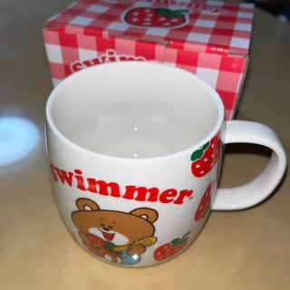 スイマー(SWIMMER)のマグカップ　カップ　スープカップ　swimmer いちごのカップ(グラス/カップ)