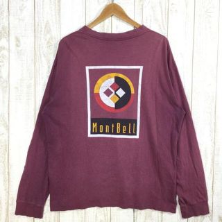 モンベル(mont bell)のMENs XL  モンベル 1990s ロゴ プリント ロングスリーブ Tシャツ(その他)