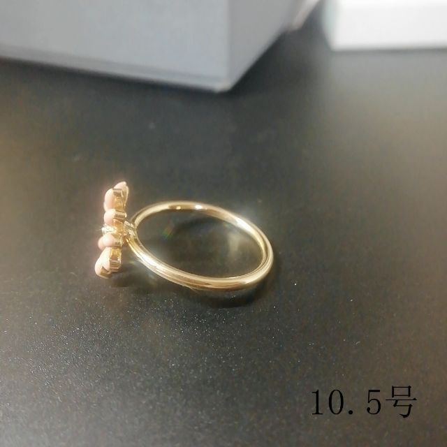 tt10060閉店セール10.5号リング可愛い花リング レディースのアクセサリー(リング(指輪))の商品写真