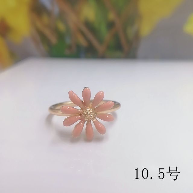 tt10060閉店セール10.5号リング可愛い花リング レディースのアクセサリー(リング(指輪))の商品写真