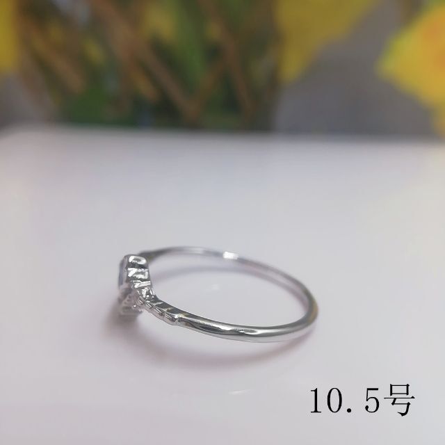 tt10061閉店セール10.5号リング細身優雅リングジルコニアリング レディースのアクセサリー(リング(指輪))の商品写真