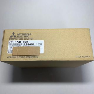 送料無料・名入れ彫刻 新品未開封 三菱電機 FR-E720-0.2K 2台