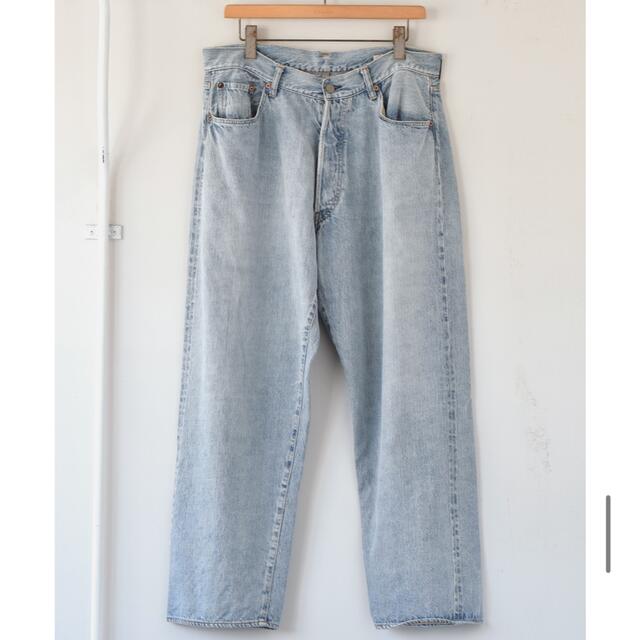 デニム/ジーンズ新品 21SS comoli DENIM 5P PANTS デニム BLEACH