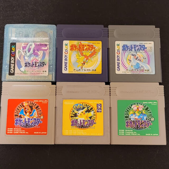ゲームボーイ - 6点◼️ポケモン【金・銀・クリスタル・赤・緑