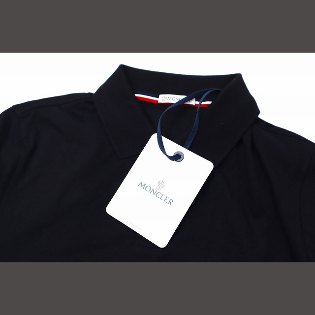MONCLER(モンクレール)のMONCLER 22SS ラバーワッペン 半袖 コットンピケ ポロシャツ XS メンズのトップス(ポロシャツ)の商品写真