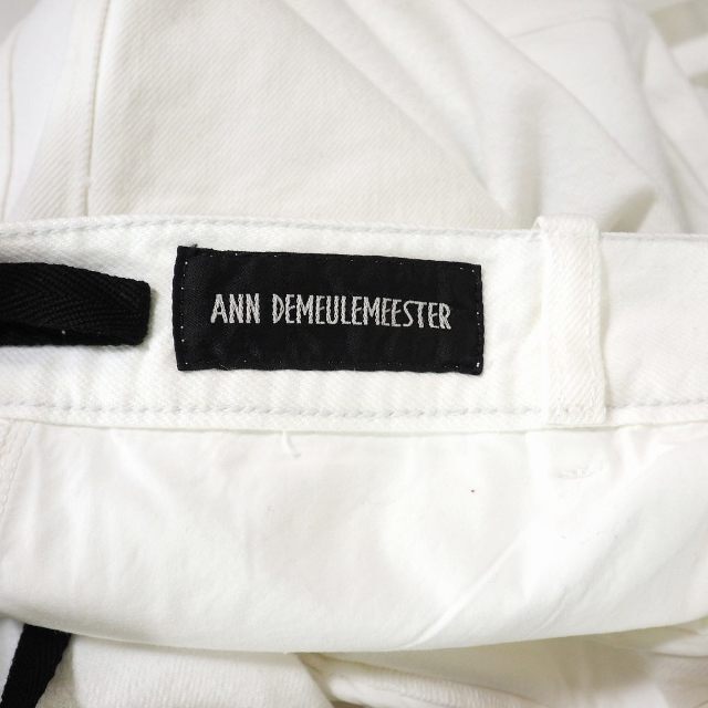 Ann Demeulemeester(アンドゥムルメステール)のアンドゥムルメステール 22SS ワイド デニム パンツ 44 ホワイト 白 メンズのパンツ(デニム/ジーンズ)の商品写真