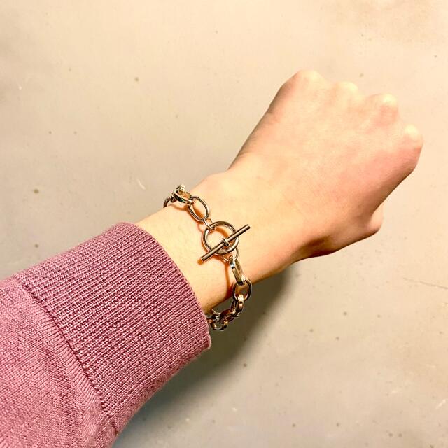 Maison Martin Margiela(マルタンマルジェラ)の【匿名配送】シルバーチェーンブレスレット silver925 メンズ レディース メンズのアクセサリー(ブレスレット)の商品写真