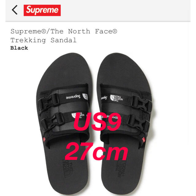 The North Face × Supreme Trekking Sandal