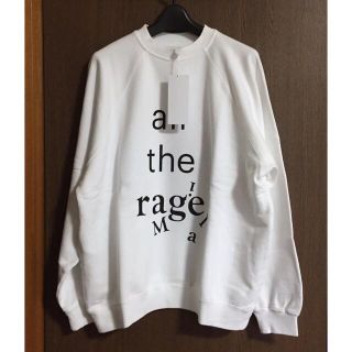 マルタンマルジェラ(Maison Martin Margiela)のM新品 メゾン マルジェラ all rage オーバーサイズ スウェット シャツ(トレーナー/スウェット)