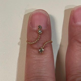 スタージュエリー(STAR JEWELRY)のスタージュエリー　K10ネイルリング(リング(指輪))