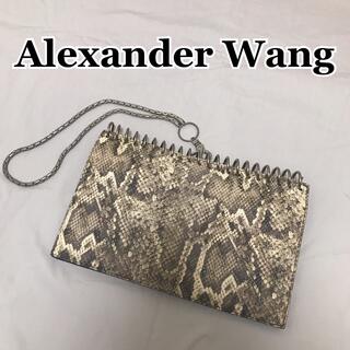 アレキサンダーワン(Alexander Wang)のアレキサンダーワン ALEXANDER WANG パイソン柄ショルダーバッグ(ショルダーバッグ)