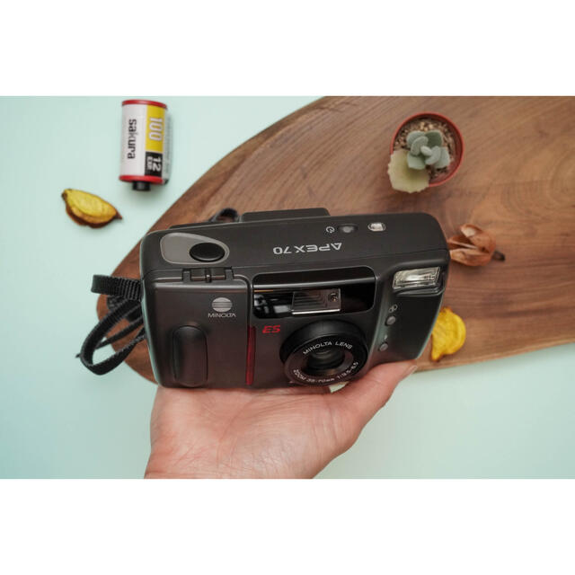 KONICA MINOLTA(コニカミノルタ)の【完動美品】 フィルムカメラ　MInolta　APEX70　コンパクト スマホ/家電/カメラのカメラ(フィルムカメラ)の商品写真