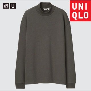 ユニクロ(UNIQLO)の★未開封 UNIQLO U モックネック カットソー Lサイズ(Tシャツ/カットソー(七分/長袖))