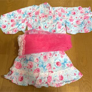 浴衣ドレス 甚平 女の子 130(甚平/浴衣)