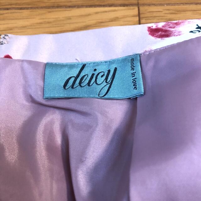 deicy(デイシー)の最終値下げ！ deicy フレアスカート フラワースカート　花柄スカート レディースのスカート(ミニスカート)の商品写真