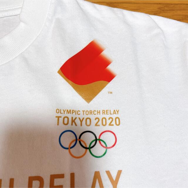 【希少品】東京2020 聖火リレー エンブレム ピクトグラム Tシャツ  エンタメ/ホビーのコレクション(ノベルティグッズ)の商品写真