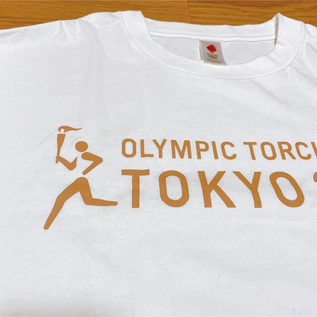 【希少品】東京2020 聖火リレー エンブレム ピクトグラム Tシャツ  エンタメ/ホビーのコレクション(ノベルティグッズ)の商品写真