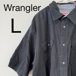 ラングラー(Wrangler)のWrangler ラングラー シャツ 半袖シャツ トップス L コットン 古着(シャツ)