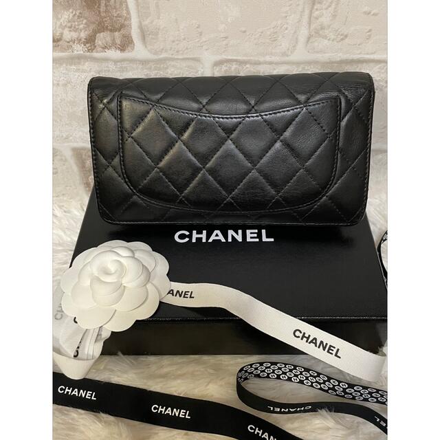 CHANEL - 美品！正規品 CHANEL シャネル マトラッセ ラムスキン 長財布