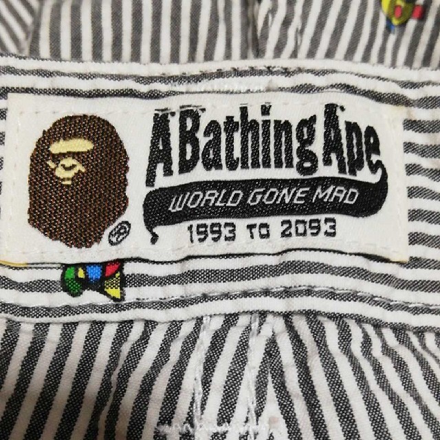 A BATHING APE(アベイシングエイプ)のA Bathing Apeアベイシングエイプ シアサッカー ショーツ メンズのパンツ(ショートパンツ)の商品写真