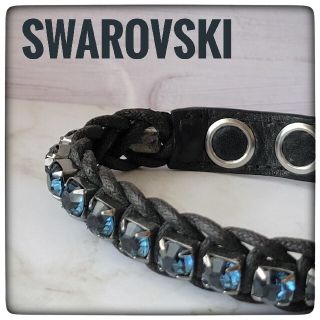 スワロフスキー(SWAROVSKI)のクールなコーデに合う♪【SWAROVSKIスワロフスキー】クリスタルブレスレット(ブレスレット/バングル)