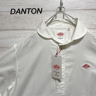 ダントン(DANTON)の新品 DANTON プルオーバー半袖シャツ プルオーバーシャツ 丸襟 ロゴ(シャツ)