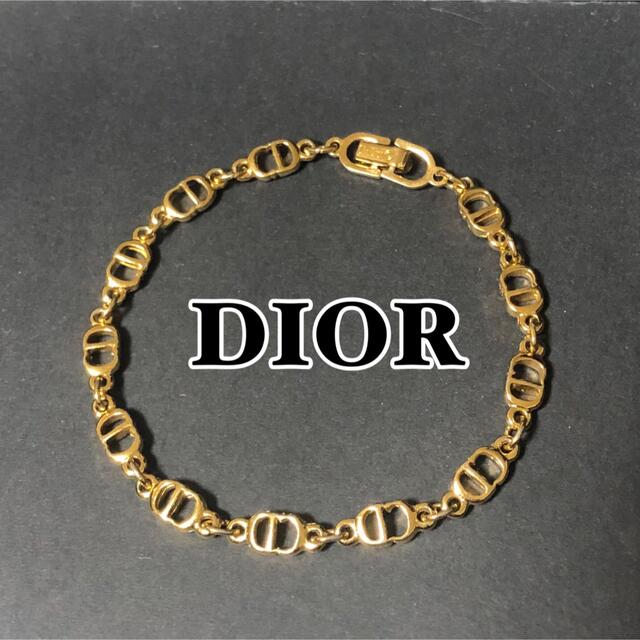 DIOR ロゴ　ブレスレット　ゴールド