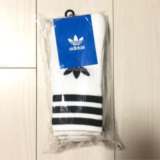 アディダス(adidas)のadidas MID CUT アディダス ソックス 3足セット 白 27-29(ソックス)