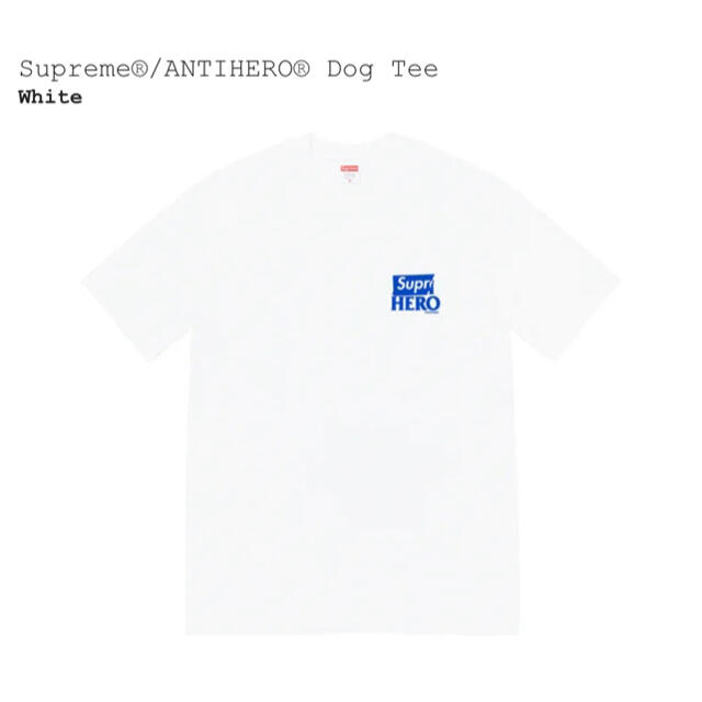Supreme シュプリーム/ ANTIHERO Dog Tee White 1