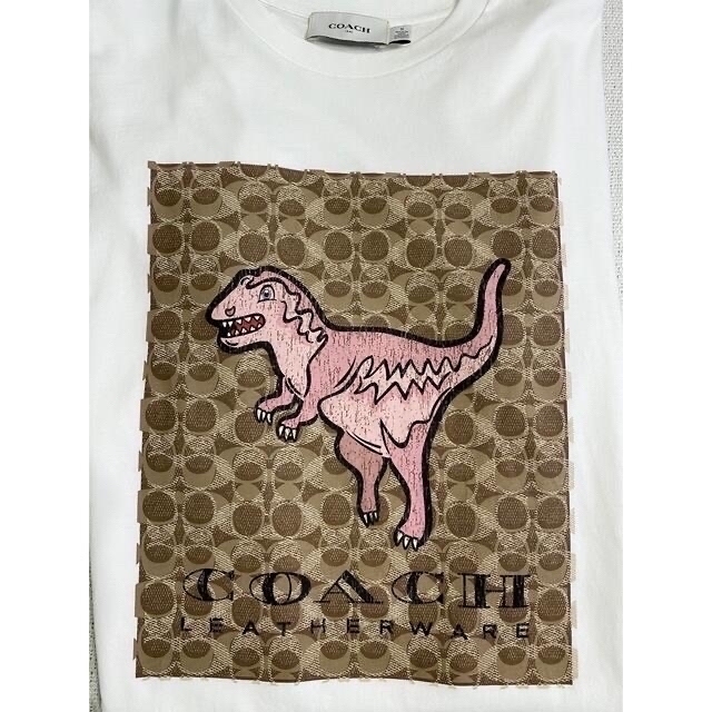 良品】COACH コーチ レキシー 恐竜 Tシャツ Mサイズ - Tシャツ ...