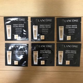 ランコム(LANCOME)の【6包】ランコム　タンイドルダブルウェアリキッド(ファンデーション)