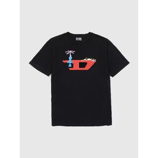 ディーゼル(DIESEL)のDIESEL x COIN PARKING DELIVERY Tシャツ　黒(Tシャツ/カットソー(半袖/袖なし))
