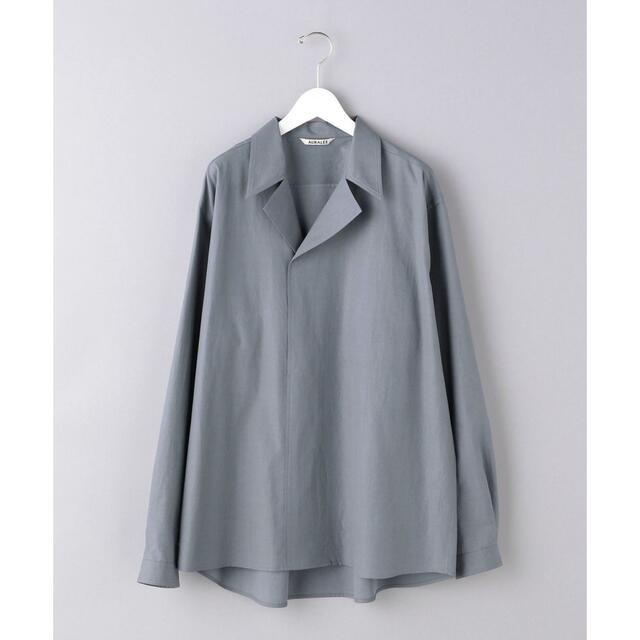 AURALEE(オーラリー)の新品 AURALEE WASHED FINX TWILL P/O SHIRTS メンズのトップス(シャツ)の商品写真