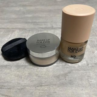 メイクアップフォーエバー(MAKE UP FOR EVER)のメイクアップフォーエバー　ファンデーション　セッティングパウダー　セット(フェイスパウダー)