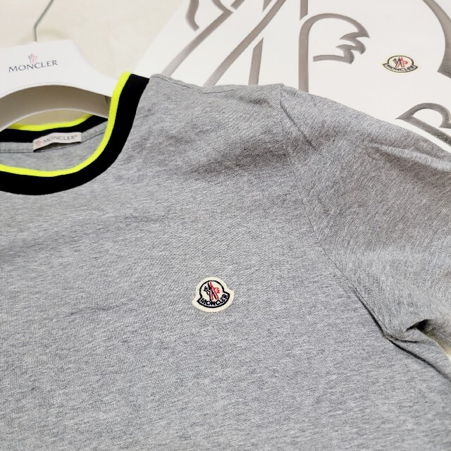 MONCLER(モンクレール)の【美品】MONCLER　メンズTシャツ　正規ロゴマークタグ付 メンズのトップス(Tシャツ/カットソー(半袖/袖なし))の商品写真