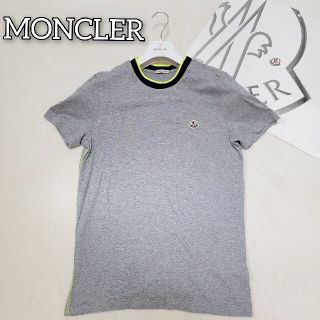 モンクレール(MONCLER)の【美品】MONCLER　メンズTシャツ　正規ロゴマークタグ付(Tシャツ/カットソー(半袖/袖なし))