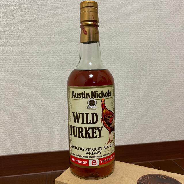 織り柄チェック 【希少品】 古酒 木箱付き Wild Turkey ワイルド