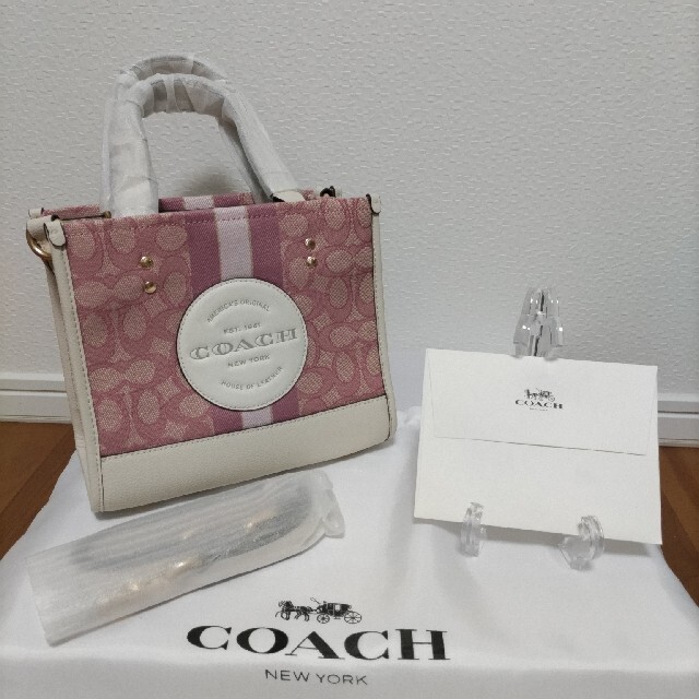 【COACH コーチ】新品未使用♡デンプシートート ジャガード 2way 黒