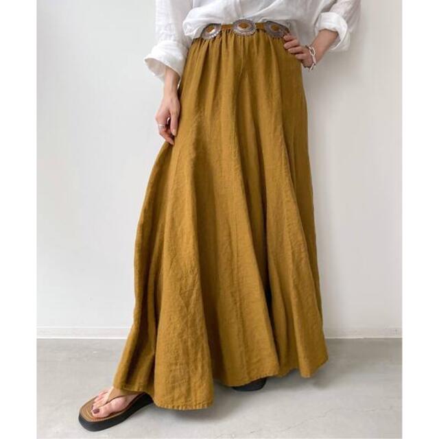 L'Appartement DEUXIEME CLASSE(アパルトモンドゥーズィエムクラス)のL'Appartement 【メゾン ド バカンス】Flare Skirt レディースのスカート(ロングスカート)の商品写真