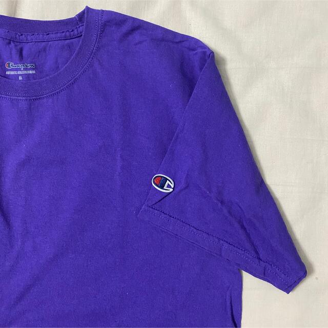 Champion(チャンピオン)のチャンピオン　Tシャツ　紫　パープル メンズのトップス(Tシャツ/カットソー(半袖/袖なし))の商品写真