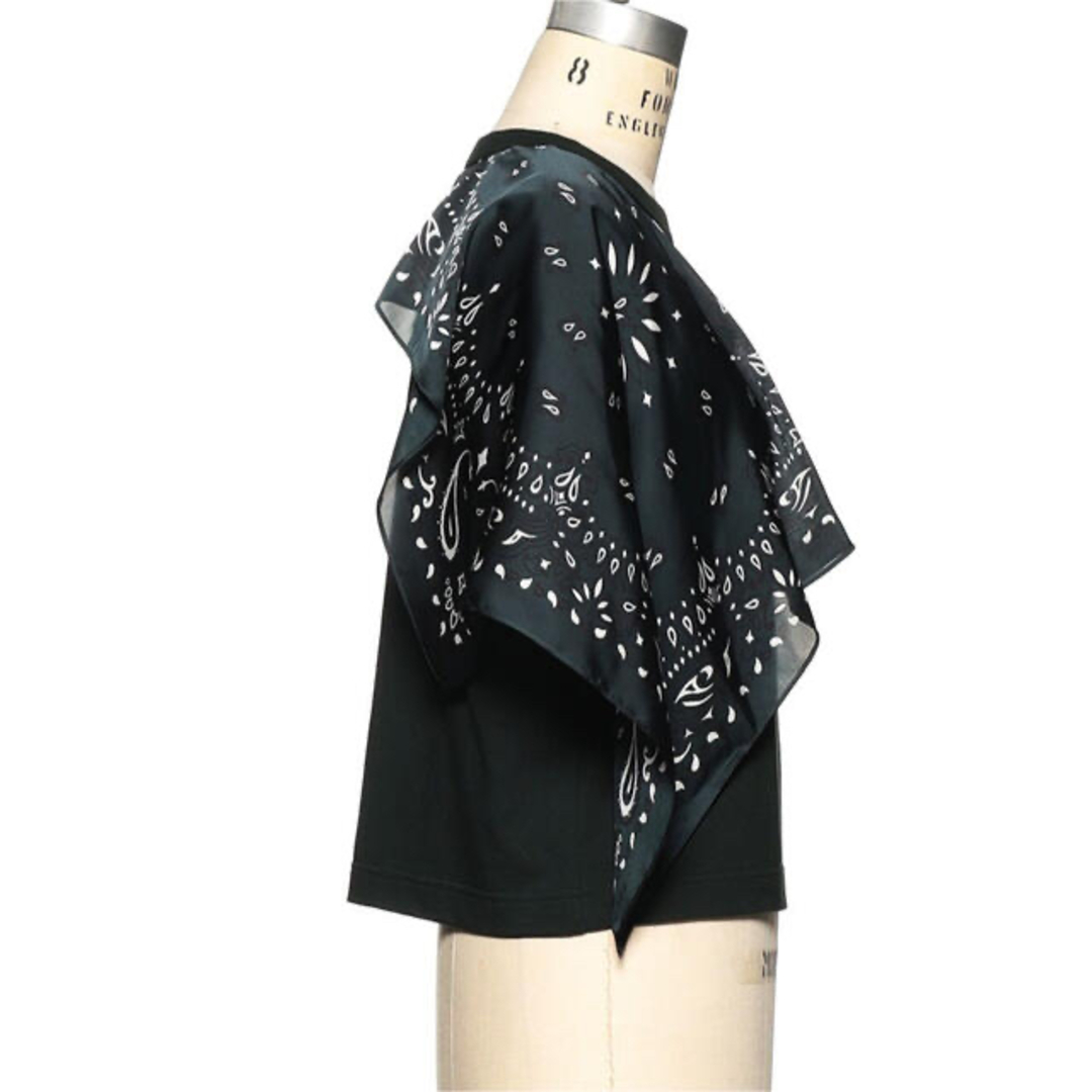 sacai - sacai bandana print t-shirt バンダナ Tシャツの通販 by