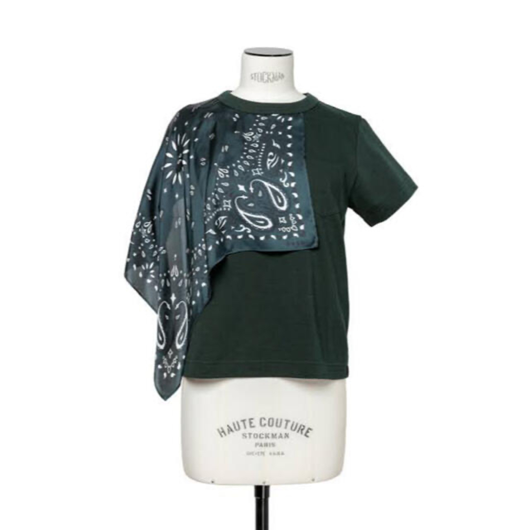 sacai - sacai bandana print t-shirt バンダナ Tシャツの通販 by