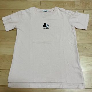 エニィファム(anyFAM)の最終値下げ！anyFAM ミッキーTシャツ(くすみピンク)(Tシャツ(半袖/袖なし))