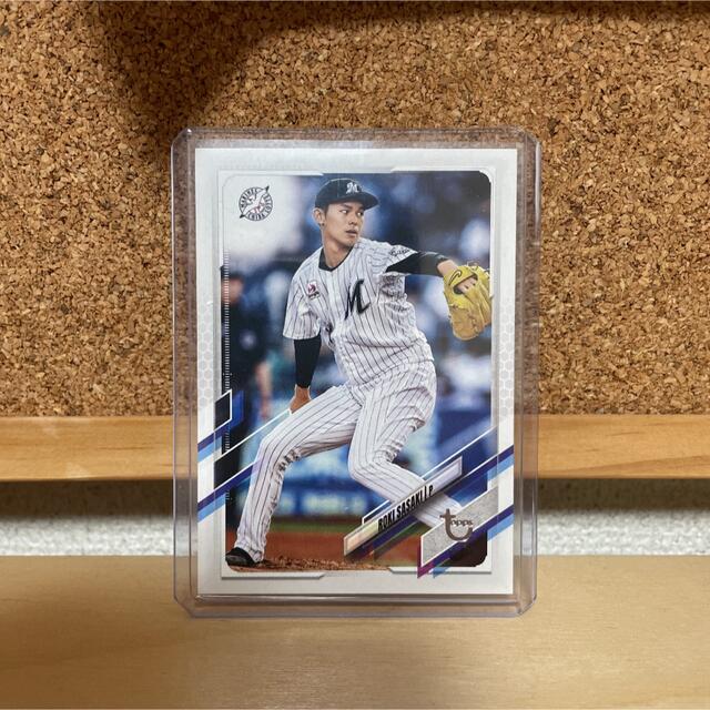 topps npb 2021 千葉ロッテマリーンズ 佐々木朗希 シリアル レア