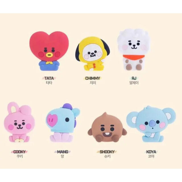 BT21(ビーティーイシビル)のBT21 BTS BABY ベビー シリコン グリップトック RJ スマホ/家電/カメラのスマホアクセサリー(ストラップ/イヤホンジャック)の商品写真