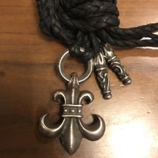 クロムハーツ(Chrome Hearts)のクロムハーツ BSフレアネックレス 百合 アローズ購入正規品 ペンダント(ネックレス)